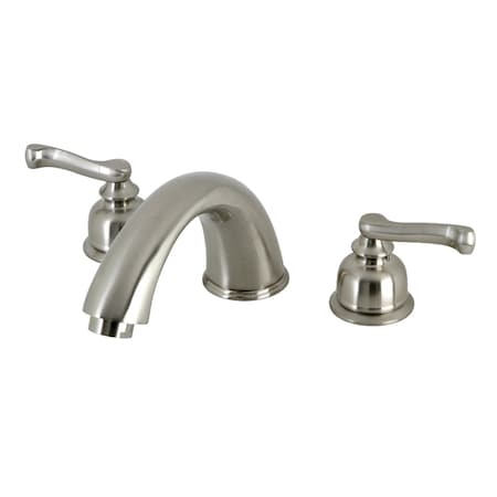 Kingston Brass Roman Tub Faucet, Brushed Nickel, Deck Mount KB8368FL